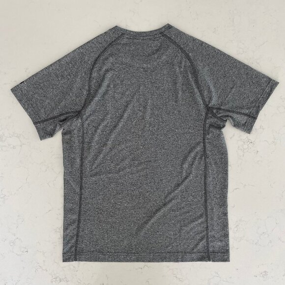 Eddie Bauer Motion Freedry Athletic SS Crew Nk Tech T Shirt Grey Blk Sz S NWOT - Picture 6 of 13